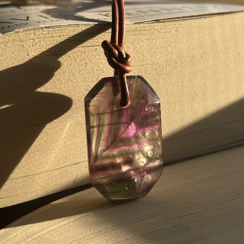 Fluorite Gem Necklace